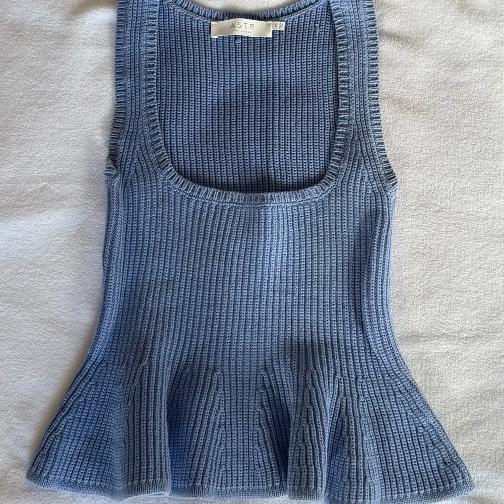 ASTR the label sweater tank from many years ago.